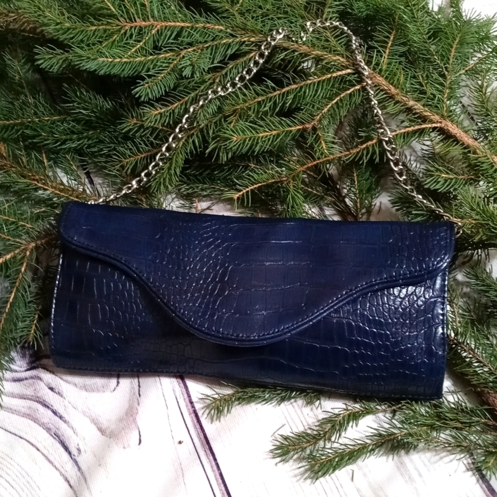 Blue handbag